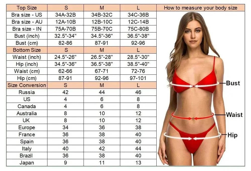 2025 Metal Star High Cut Scrunch Butt Bikini Female Swimsuit Women Swimwear Two-pieces Bikini set Bather Bathing Suit Swim V6419 - M & M Global