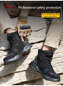 Work Boots Indestructible Safety Shoes Men Steel Toe Shoes Puncture-Proof Sneakers Male Footwear Shoes Women Non Slip Work Shoes