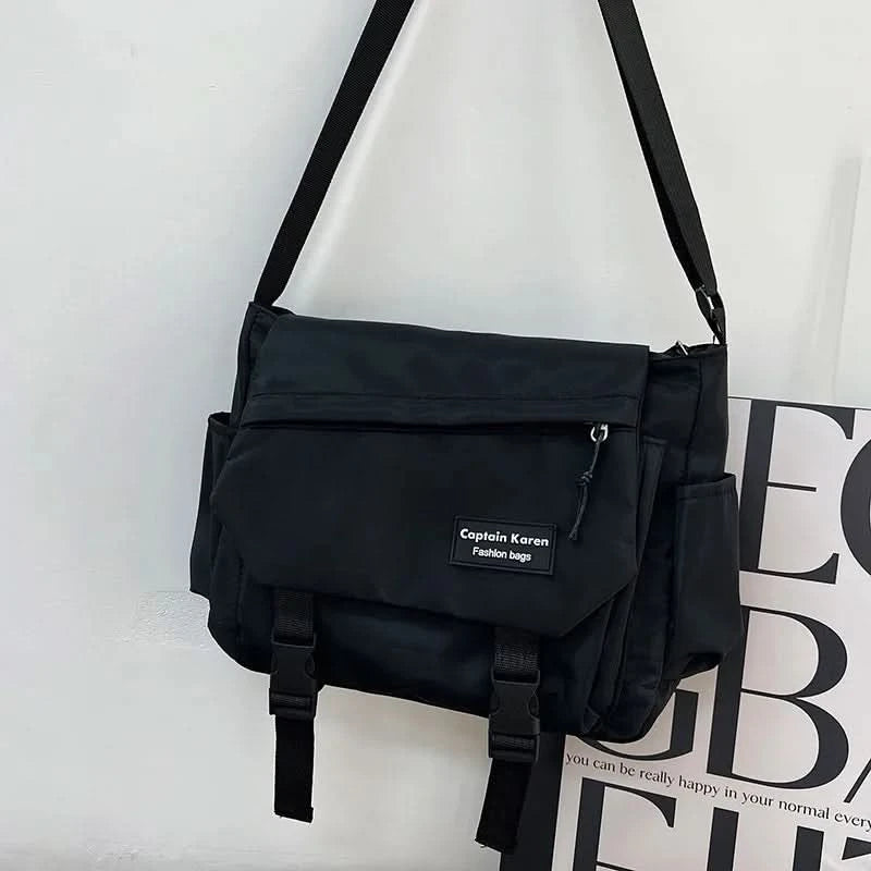 Ladies Messenger Bags Young Fashion Women's Handbags Crossbody Bags Large Capacity Sling Shoulder Bags Nylon School Bag - M & M Global