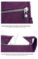 Large Capacity Nylon Crossbody Shoulder Bag for Home Use Middle-Aged And Elderly Women Casual Multi-Socket Slanting Bag - M & M Global