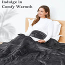 50*60inch Heating Blanket-Electric Blanket,Soft Heated Throw Blanket with 6 Heating Levels & 4 Hours auto-Off