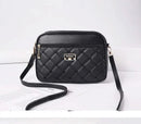 2025 Women's One Shoulder Small Square Handbag New Cross Border Foreign Trade Lingge PU Crossbody Versatile Small Messenger Bag - M & M Global