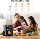 Adoolla Air Fryer Oven 5 Qt Large Oil Free Touch Screen 1500W Mini Oven Combo with 7 Accessories, One-Touch Digital Controls, No - M & M Global