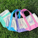 Trader Joe'S Women'S Floral Tote Bag - Stylish & Spacious Beach Bag, Perfect For Summer Vacations, Shopping & Casual Outings