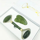Jade Massagers For Face Body Gua Sha Scraper Beauty Facial Roller Set Natural Gouache Stone Massage Slimming Skin Care Lift box - M & M Global
