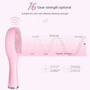 Electric Facial Cleansing Brush Deep Pore Cleaning Sonic Vibration Waterproof Acne Blackhead Remover Pore Cleaner Silicone - M & M Global