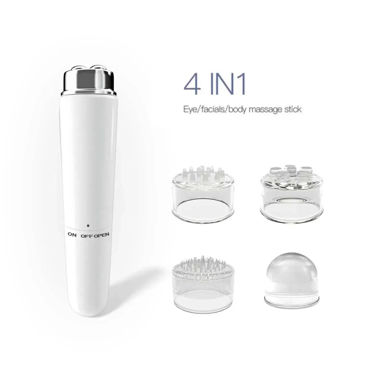 4 In 1 Electric Facial Massager Micro Vibration Eye Beauty Instrument For Relax Eye Dark Circles Eye Bags Puffiness Eye Massage - M & M Global