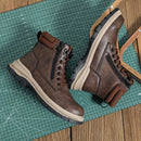 Waterproof Safety Boots Men Indestructible Steel Toe Work Boots Anti-smash Stab-resistant Safety Shoes Biker Botas Para Hombre