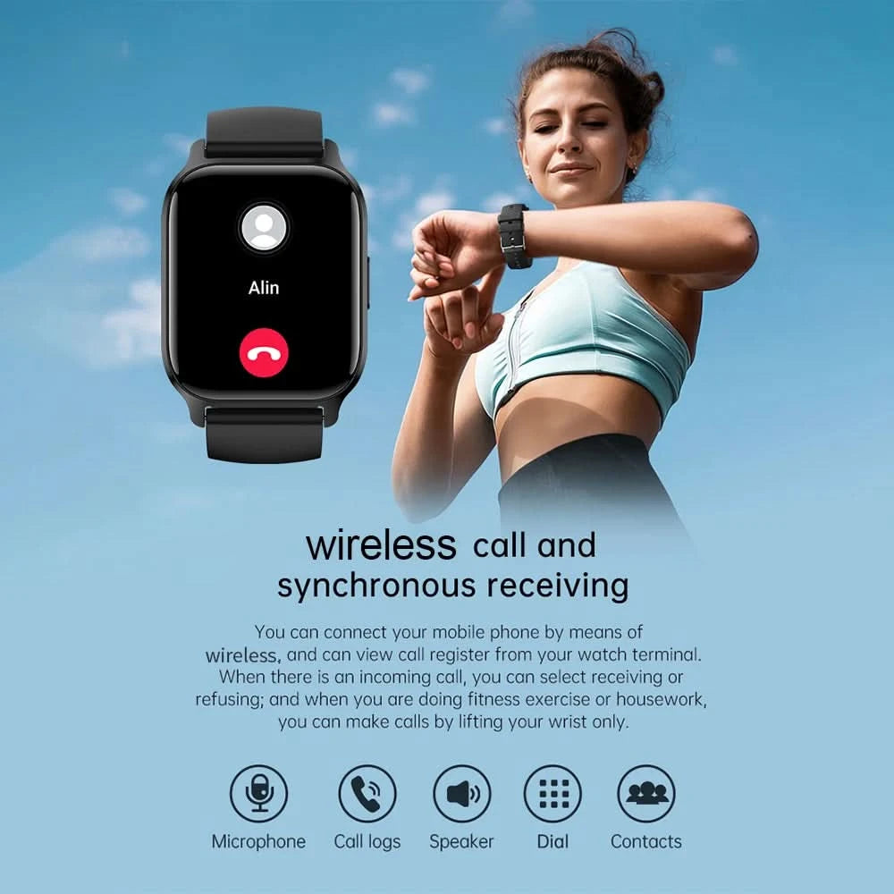 Smart Watch, Wireless Calling /dial, Multi -Sport Mode,Suitable for Men and Women, for IPhone/Android