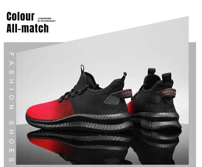 2024 Men's Sneakers Breathable Men Casual Shoes Outdoor Non-Slip Male Walking Lightweight Fashion Male Tennis Shoes - M & M Global