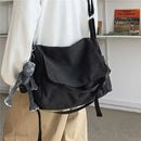 Canvas Messenger Bag Ladies Big Capacity Handbags Shoulder Bag Youth Girls Student School Bags Fashion Men Crossbody Bags Bolsos - M & M Global