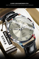 POEDAGAR Top Luxury Watch For Men Military Waterproof Luminous Date Week Man Wristwatch Leather Men's Quartz Watches Sport Reloj - M & M Global