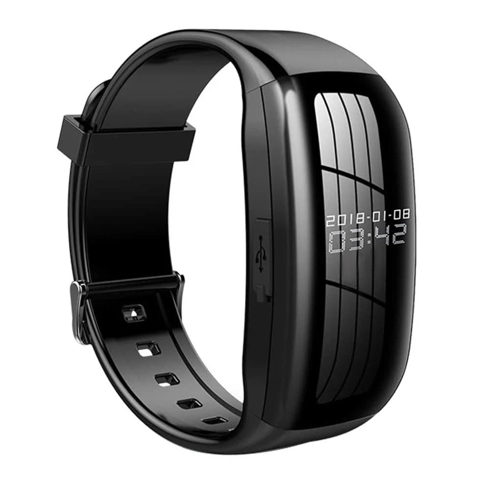 HD Mini Camera Watch 8-256GB Video Voice Recorder Bracelet USB Flash Driver Dictaphone Noise Reduce Sound Recording Wristband - M & M Global