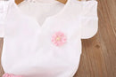 New Summer Fashion Baby Clothes Suit Children Girls Vest Shorts 2Pcs/Sets Toddler Clothing Infant Casual Costume Kids Tracksuits - M & M Global