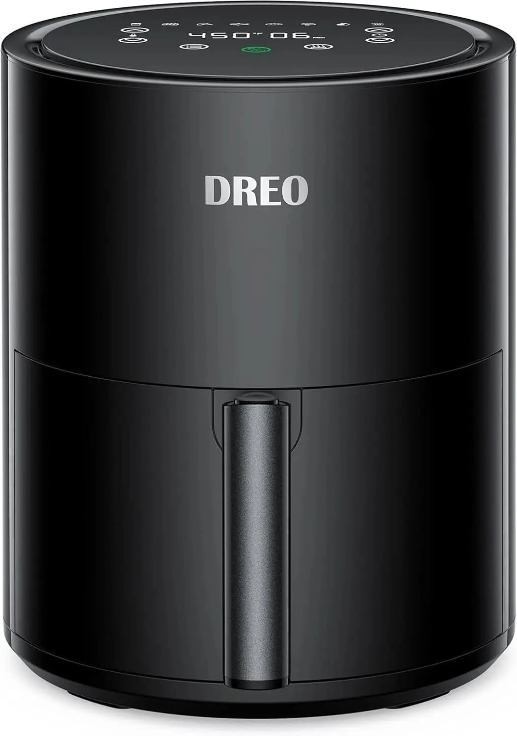 Air Fryer - 100℉ to 450℉, 4 Quart Hot Oven Cooker with 50 Recipes, 9 Cooking Functions on Easy Touch Screen, Preheat, Shake Remi - M & M Global