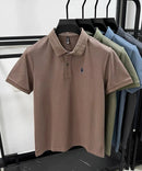 100% pure cotton high-end men's short sleeve summer new comfortable and breathable polo shirt designer brand embroidered T-shirt