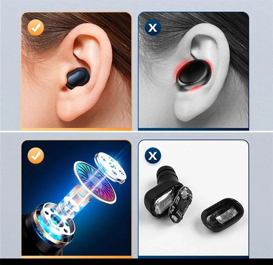 E7S TWS Wireless Headphones Bluetooth Earphones HIFI Lossless Sound Headsets Sport Waterproof Earbuds For All Smartphones - M & M Global