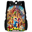 Child School Game R-RobloxS Backpack with Lunch Bags ,Pencil Bags ,School Bags for Boys Girls Best Gift - M & M Global