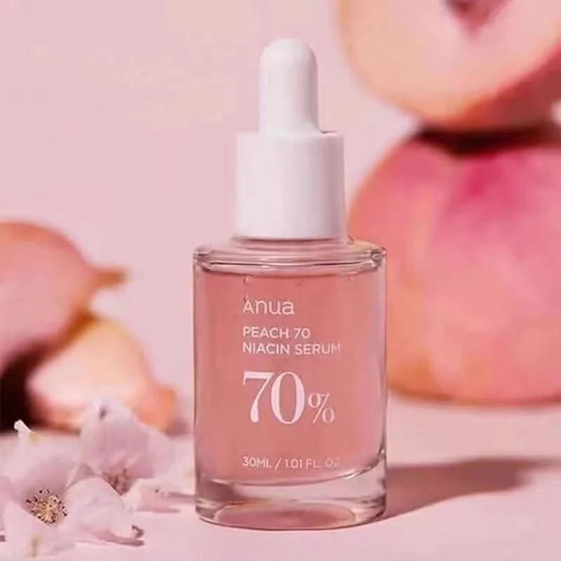 Anua Peach 70 Niacinamide Serum 30ml, Moisturizing Facial Serum, Daily Cleansing Beauty, Korean Skincare - M & M Global