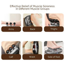 12 Massage Heads Massage Gun Deep Tissue Muscle Wireless High Frequency Vibration Masajeador Body Back Leg Neck Massager - M & M Global