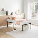 JHK Basic Twin Full Queen King Size Bed Frame Metal Platform Bedroom Frames with Storage Space Sturdy Steel Slat Support 350LBS