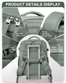Travel Bakcpack for Women Reinforced Waterproof Notebook Backpack 45x36x20 Men Casual School Bakcpack Flight Cabin Bag 40x20x25 - M & M Global