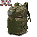 30L/50L 1000D Nylon Waterproof Trekking Fishing Hunting Bag Backpack Outdoor Rucksacks Tactical Sports Camping Hiking - M & M Global