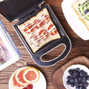 Mini Waffle Maker,Sandwich Maker Toastie ， 650W Electric Sandwich Maker ， Non-Stick Pan Cake Oven Household Multi-Baker Breakfas - M & M Global