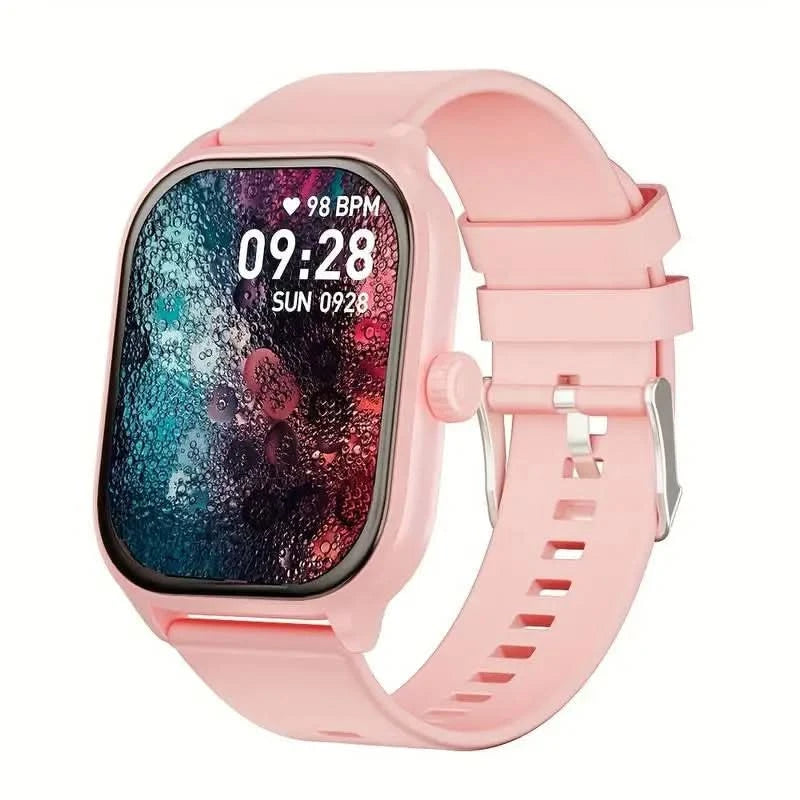 Smart watch with full touch screen, call, message reminder and other functions, suitable for men and women