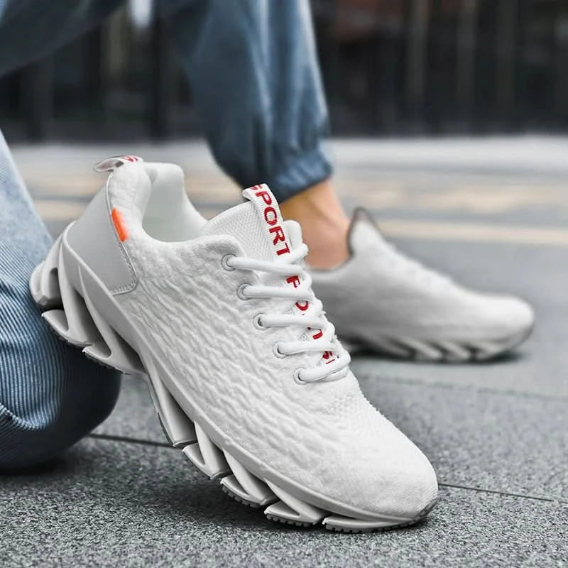 Fashion Men's Sneakers White Platform Basketball Shoes For Men High Quality White Sport Walking Sneakers Men's Trainer Women New - M & M Global