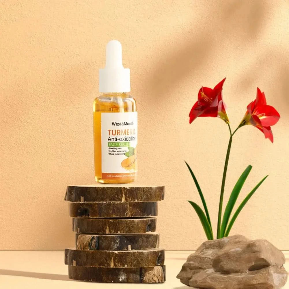 Turmeric Face Whitening Serum Turmeric Anti-oxidation Serum Turmeric Dark Spot Corrector Serum Facial Brighten Turmeric Oil Soap - M & M Global