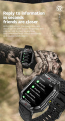 SKMEI Outdoor Sport Compass Smart Watches For Men Women 650Mah Battery 3ATM Waterproof Voice Assistant Bluetooth Call Smartｗatch - M & M Global