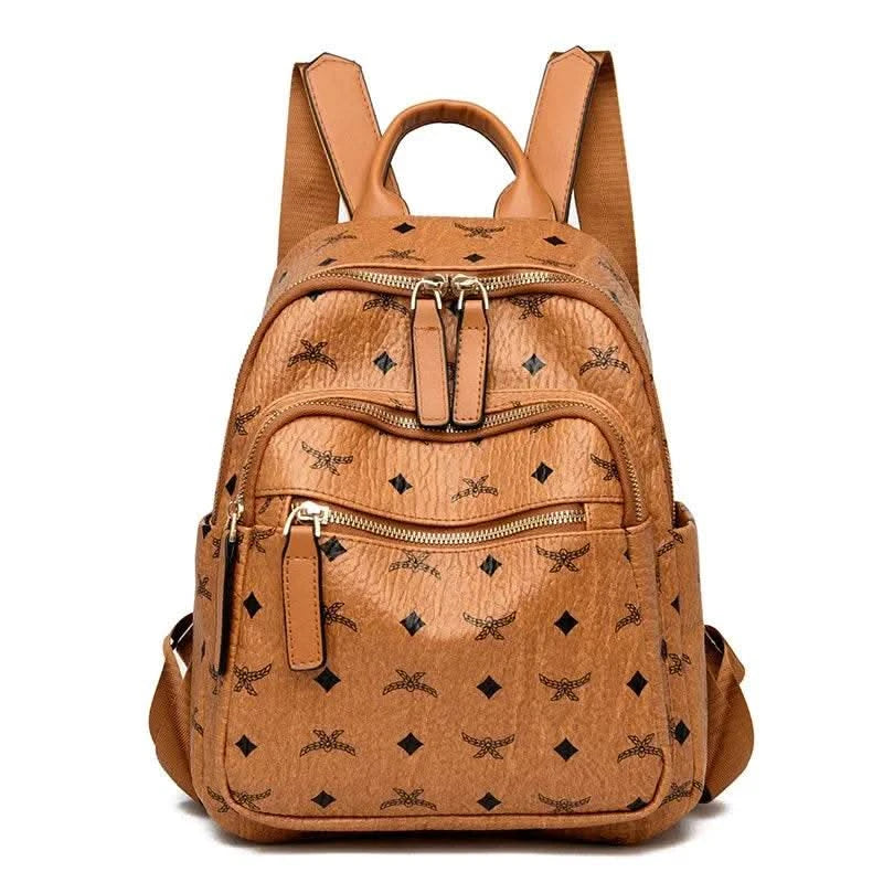Disney Ladies Backpack Trendy Women's Tote 2025 Mickey Multifunctional Fashion Knapsack Joker Large Capacity Travel Backpack New - M & M Global