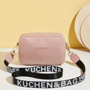 Women Handbag and Purse Simple Designer Fashion Casual Messenger Bag Wide Strap Shoulder Bag Female Small Phone Crossbody Bag - M & M Global