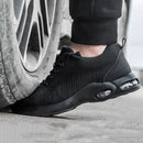 Men Safety Boots With Steel Toe Cap Anti-smash Work Sneakers Anti-smash Safety Shoes Men Indestructible Work Boots Hiking shoes