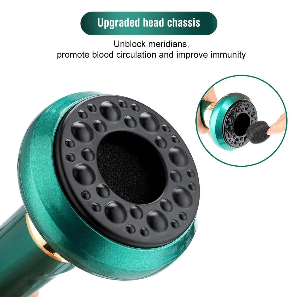 Chinese Electric Suction Vacuum Cupping Anti Cellulite Beauty Massager Glass Jars Anti Cellulite Cupping Vacuum Slimming Guasha - M & M Global