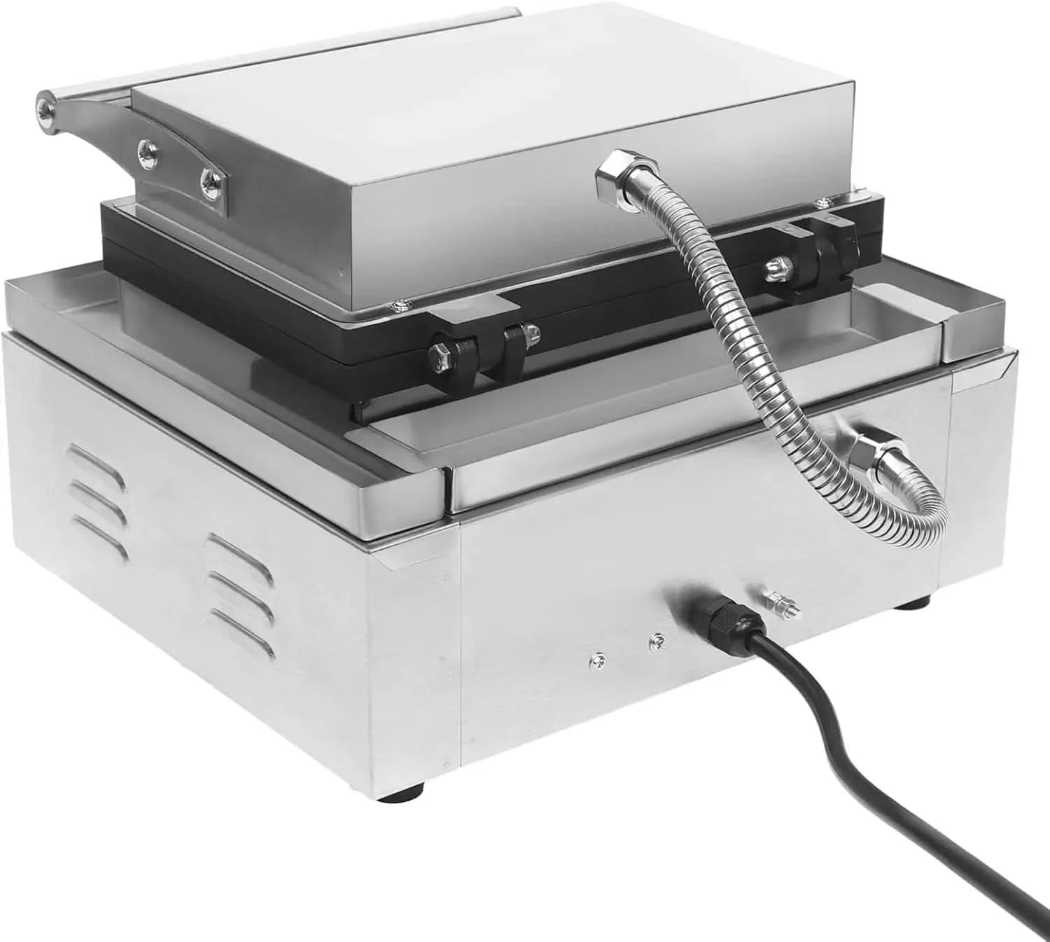 Donut Maker Machine Pancake 6Holes Double-Sided Heating Electric Doughnut Commercial Stainless Steel Non-Stick Waffle Bake With - M & M Global