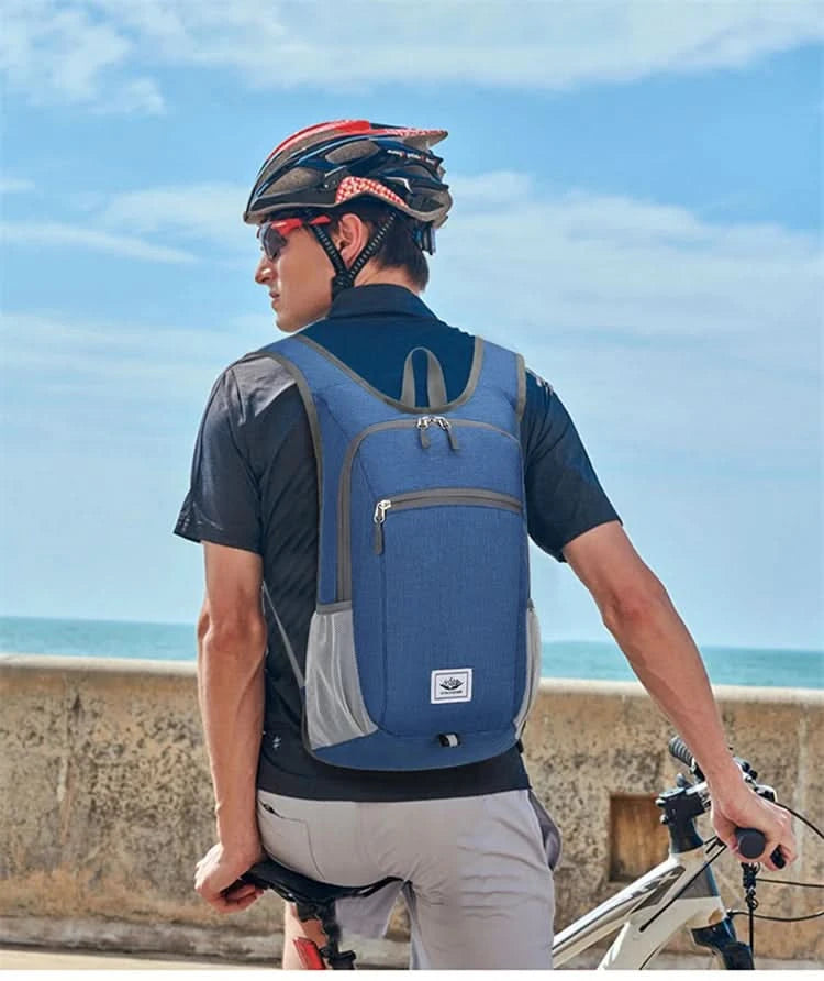 Portable Foldable Backpack,Men Women Ultralight Folding Bag,Outdoor Climbing Cycling Hiking  Knapsack Travel Daypack - M & M Global