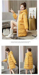 Women's Mid-length 2025 Korean Loose Winter Cotton Coat Thickened Cotton Jacket Bread