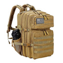 LHI 45L Tactical Backpack Waterproof Tie-Dye Sports Travel Daily Gym Rucksacks Weekend Overnight Daypack With Bottle holder - M & M Global