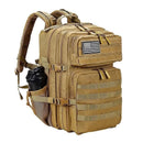 LHI 45L Tactical Backpack for Men and Women Large Athlete Gym Bag Outdoor Sports Hiking Survival Rucksack with Bottle Holder - M & M Global