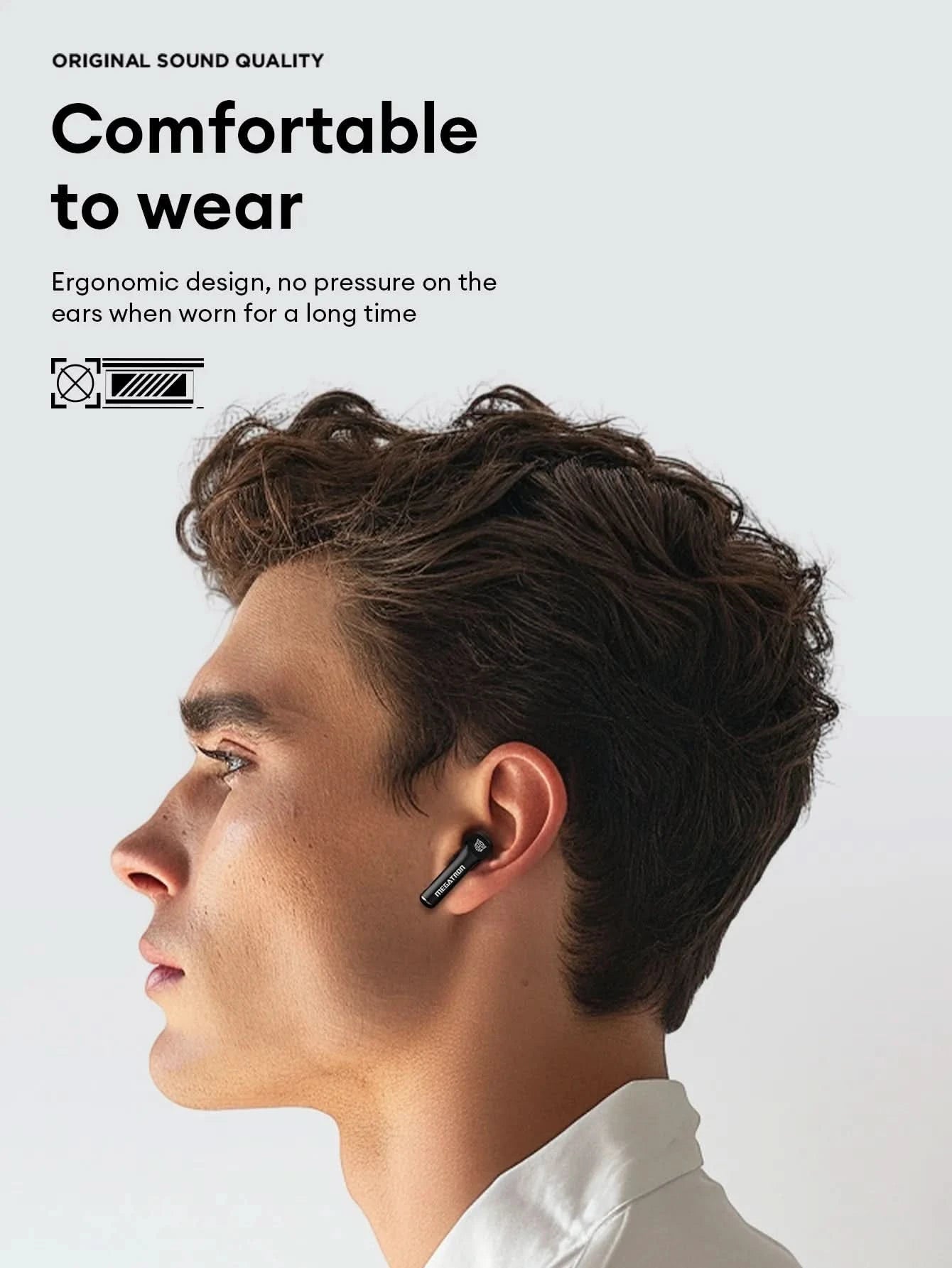 Ship From US Transformers Wireless Bluetooth Earphones Low Latency Gaming Headset TF-T23 HD Call with Mic Earbuds Sport