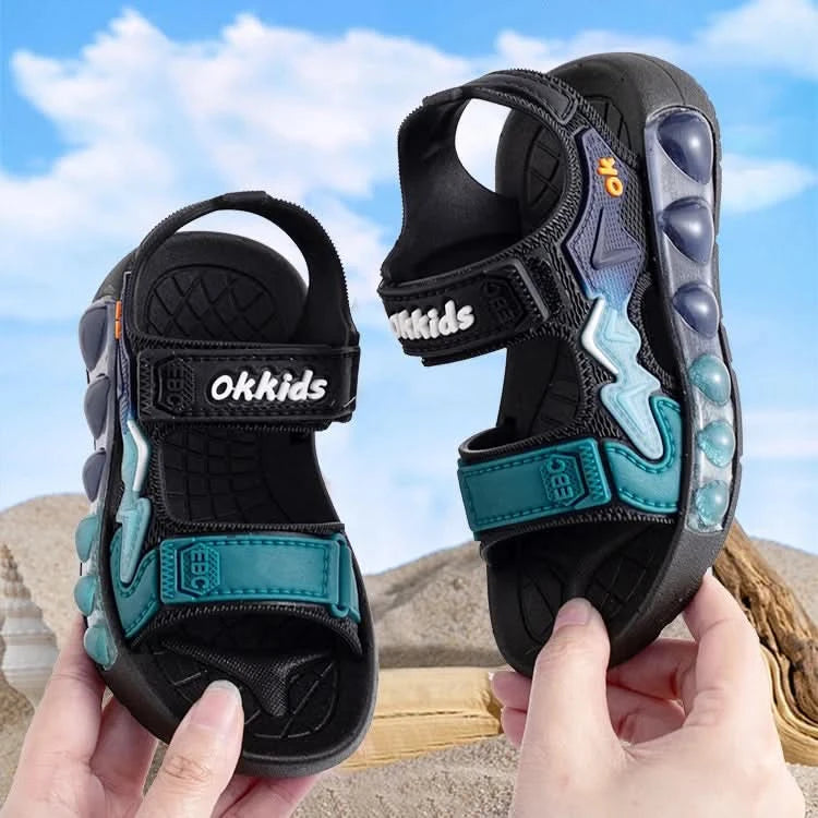 New Summer Children's Soft Soled Sandals Anti Slip Breathable For Boys And Girls Water Wading Baby Beach Sandals - M & M Global