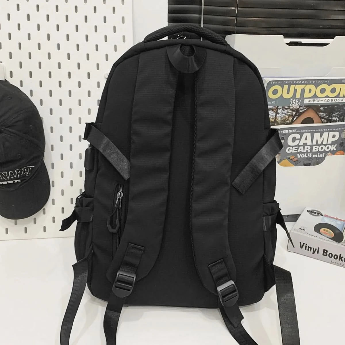 Schoolbag Unisex New Japanese Simple High School Student Junior High School Student Large-Capacity Backpack - M & M Global