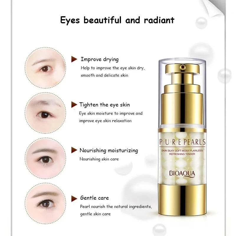 BIOAQUA Pure Pearl Face Skin Care Sets Facial Cream Eye Cream Firming Anti Dark Circles Moisturizing Brightening skincare Set - M & M Global