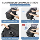 Vacuum Backpack Travel Bag for Men Large Capacity airback Backpack Business Laptop Backpack Women Expandable Backpack School Bag - M & M Global