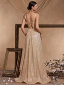 Lucyinlove Elegant Sexy Slit Evening Dress Long 2025 Mermaid Formal Gown Women Wedding Party Dresses Caicktail Prom