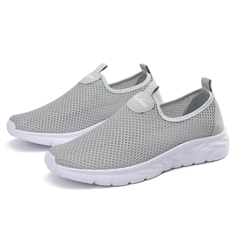 YRZL Mesh Loafers Men Casual Shoes Summer Lightweight Outdoor Male Walking Shoes Anti-slip Comfortable Slip on Loafers for Men - M & M Global