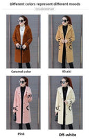 Ladies Lamb Velvet Jacket Autumn Winter Style Versatile Medium Length Spring Fashionable Windbreaker New Women's Clothing