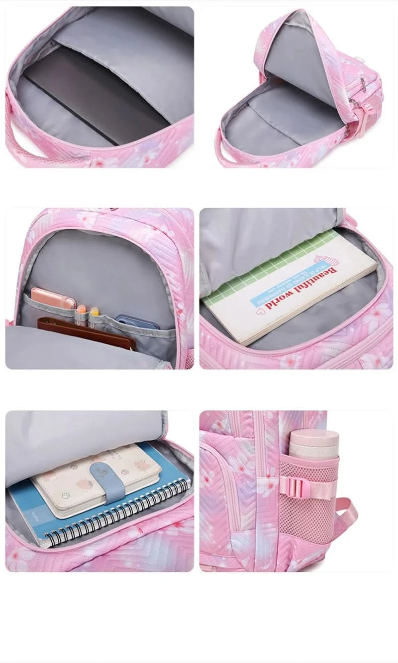 Lilo Stitch Large Capacity Backpack Daypack Lightweight Schoolbag Casual Travel Knapsack for Women Girls Pen Lunch Bags - M & M Global